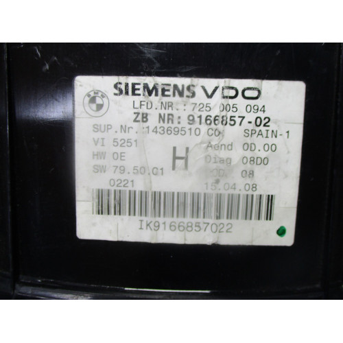 Bmw E93 Kilometre Saati Gösterge Paneli 9166857-02 14369510