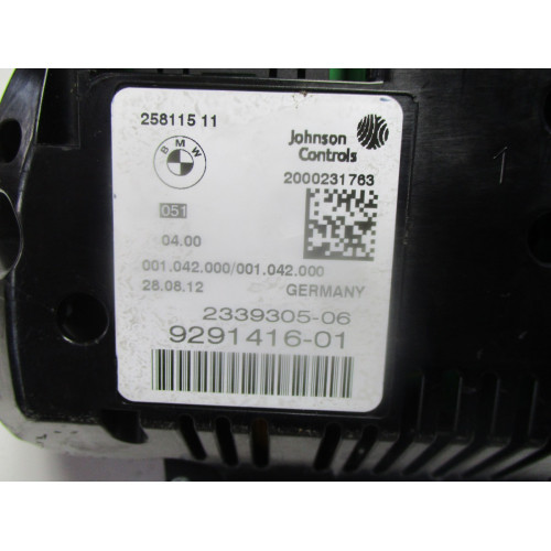 Bmw F10 F11  5 Serisi Kilometre Saati Gösterge Paneli 9291416-01 2339305-06 258115 11