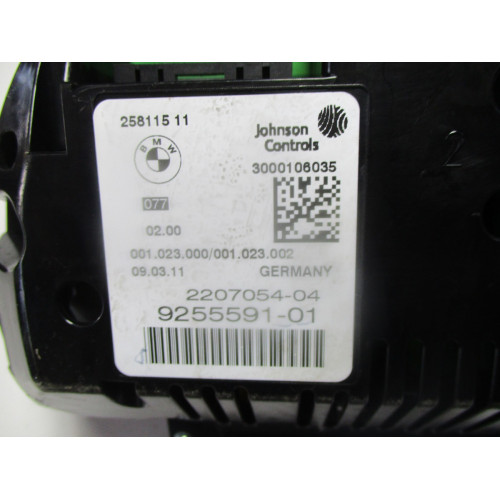 Bmw F10 F11  5 Serisi Kilometre Saati Gösterge Paneli 9255591-01 2207054-04 258115 11