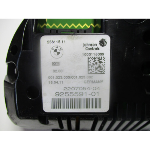 Bmw F10 F11  5 Serisi Kilometre Saati Gösterge Paneli 9255591-01 2207054-04 258115 11