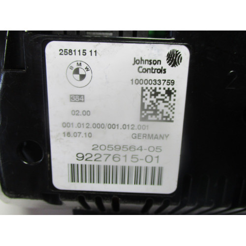 Bmw F10 F11  5 Serisi Kilometre Saati Gösterge Paneli 9227615-01 2059564-05 258115 11