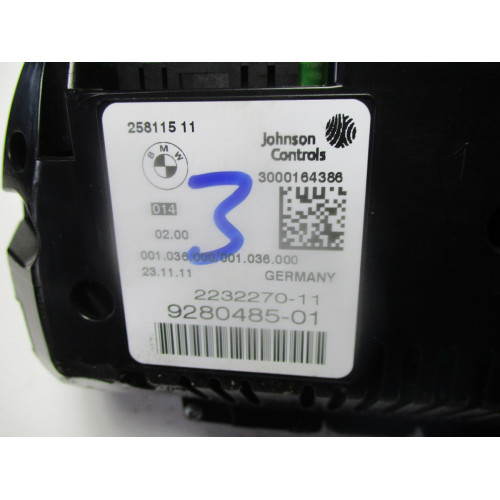 Bmw F10 F11  5 Serisi Kilometre Saati Gösterge Paneli 9280485-01 2232270-11 258115 11