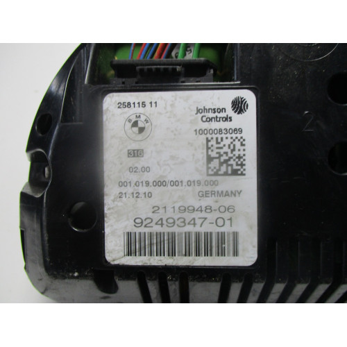 Bmw F10 Kilometre Saati Gösterge Paneli  9249347-01 2119948-06 258115 11
