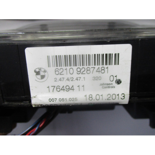Bmw F30 F31 3 Serisi  Kilometre Saati Gösterge Paneli 62109287481 176494 11