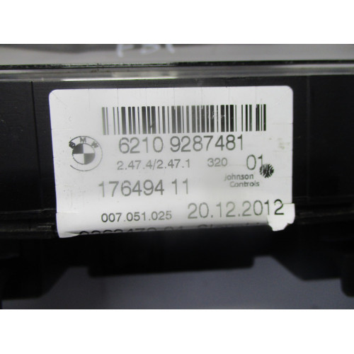 Bmw F30 F31 3 Serisi  Kilometre Saati Gösterge Paneli 62109287481 176494 11