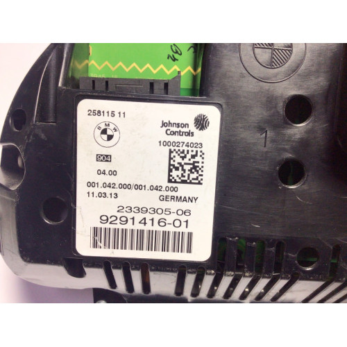 Bmw F10 F11  5 Serisi Kilometre Saati Gösterge Paneli 9291416-01 2339305-06 258115 11