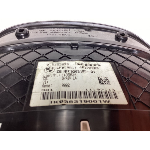 BMW F30 Dizel Gösterge Paneli Kilometre Saati 9232895 9363190-01 