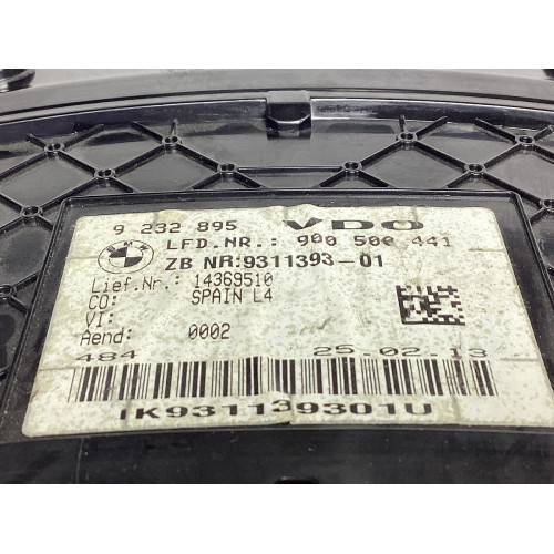 BMW F30 Dizel Gösterge Paneli Kilometre Saati 9232895 9311393-01 