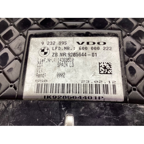 BMW F30 Dizel Gösterge Paneli Kilometre Saati 9232895 9285644-01
