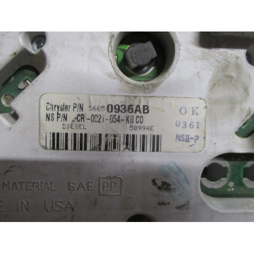Chrysler Grand Cherokee Dizel Kilometre Saati Gösterge Paneli 56050936AB