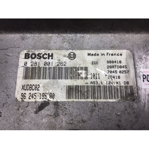 Peugeot 406 1.9 TD Motor Beyni 0281001262 XUBBC02 9624519580