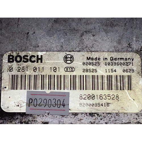 Renault Laguna 1.9 DCI Motor Beyni 0281011101 8200163528 8200095416