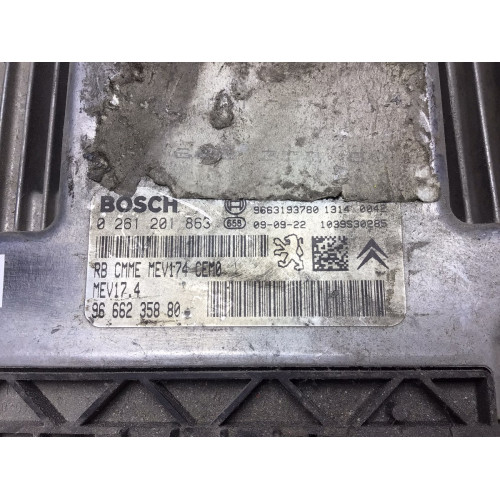 Peugeot 308 1.4 Motor Beyni 0261201863 MEV17.4 9666235880