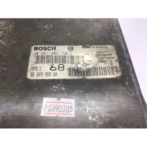 Peugeot 106 Citroen Saxo 1.1 Motor Beyni 0261203736 MA3.1 9620398980 