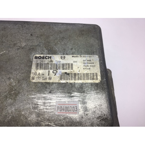 Citroen Saxo Peugeot 106 1.0 Motor Beyni MA3.0 0261200780 9617150080