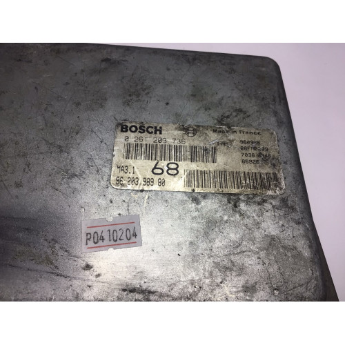 Peugeot 106 Citroen Saxo 1.1 Motor Beyni 0261203736 MA3.1 9620398980 
