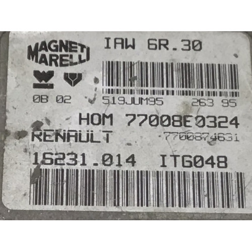 Renault Twingo 1.2 Motor Beyni IAW6R.30 16231.014 HOM7700860324 7700874631
