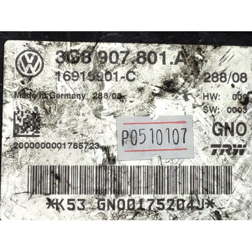 Volkswagen Passat El Fren Beyni 3C8907801A 16919901-C