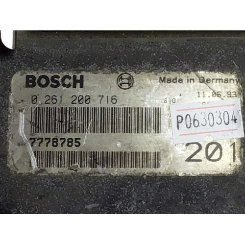 Lancia Ypsilon 1.1 Motor Beyni 0261200716 7778785