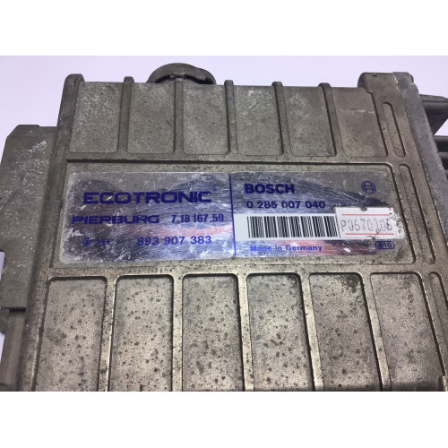 Volkswagen Golf Motor Beyni 0285007040 893907383
