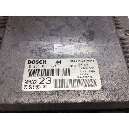 Cıtroen Xsara Picasso 2.0 HDI Motor Beyni EDC15C2 23 0281011521 9851593480