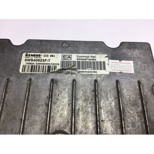 Citroen C5 Motor Beyni SID881 5WS40023F-T SW9647166880