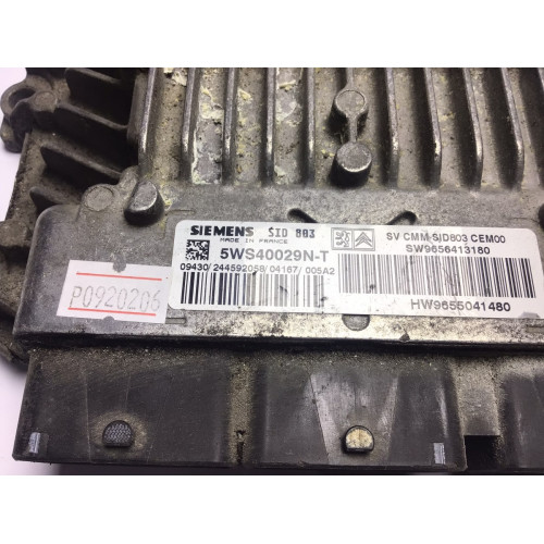 Peugeot 307 2.0 Hdi Motor Beyni 5WS40029N-T SID803