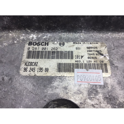 Peugeot 406 1.9 TD Motor Beyni 0281001262 XUBBC02 9624519580
