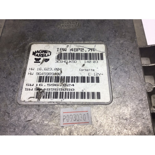 Citroen Motor Beyni IAW48P2.7A 9645989480 16.623.004