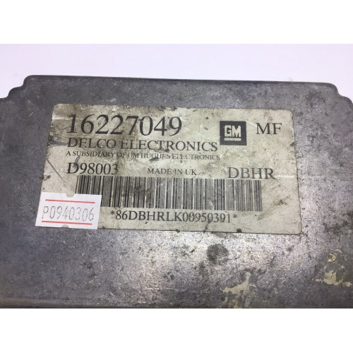 Opel Astra G 1.6 Motor Beyni 16227049MF