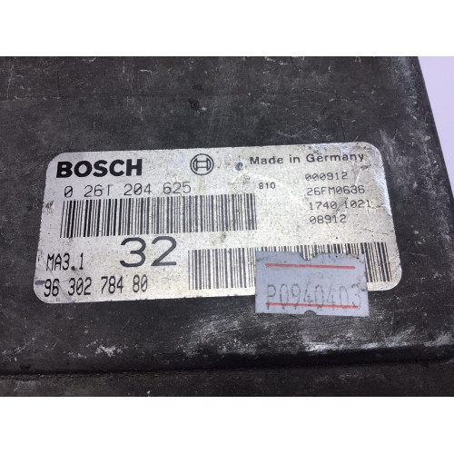 Peugeot 106 Citroen Saxo 1.0 Motor Beyni 0261204625 MA3.1 9630278480 
