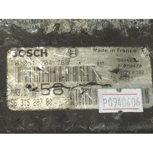 Peugeot 106 Citroen Saxo 1.0 Motor Beyni 0261204788 MA3.1 9631528780