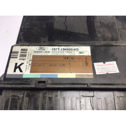 Ford Mondeo Konfor Modülü Beyni 1S7T-15K600-KD 5WK48743E