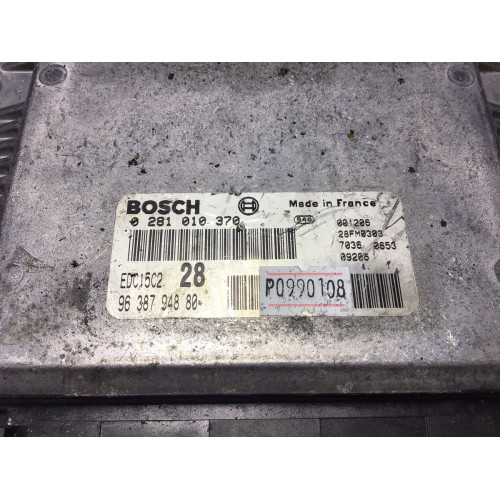 Peugeot 406 2.2 Motor Beyni 0281010370 9638794880 EDC15C2