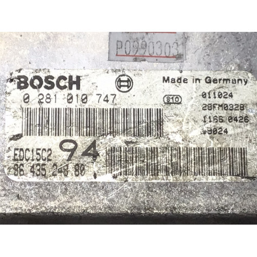 Peugeot 307 2.0 Motor Beyni 0281010747 9643524880