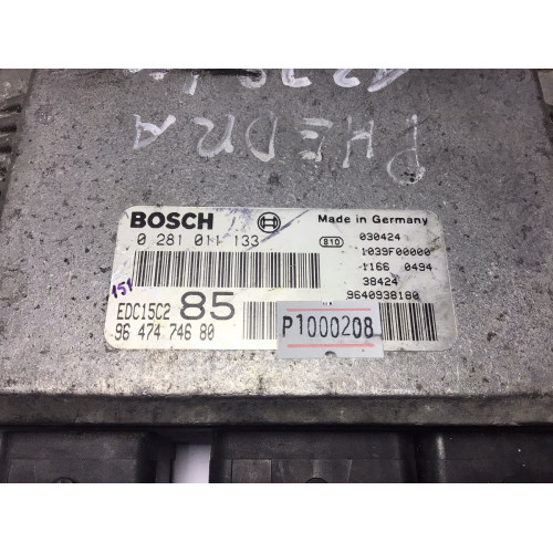 Peugeot 306 Motor Beyni 0281011133 EDC15C2 9647474680 