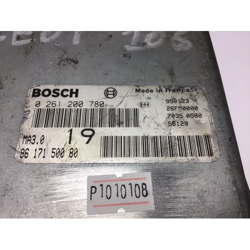Peugeot 106 Citroen Saxo 1.0 Motor Beyni 0261200780 MA3.0 9617150080