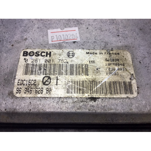 Peugeot 406 2.0 HDI Motor Beyni EDC15C2 01 0281001782 9634662880