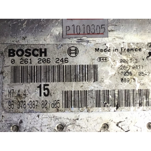 Peugeot 106 1.1 Motor Beyni 0261206246 9637838780