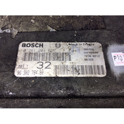 Peugeot 106 Citroen Saxo 1.0 Motor Beyni 0261204625 MA3.1 9630278480 