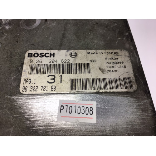 Peugeot 106 Citroen Saxo 1.1 Motor Beyni 0261204622 MA3.1 9630278180