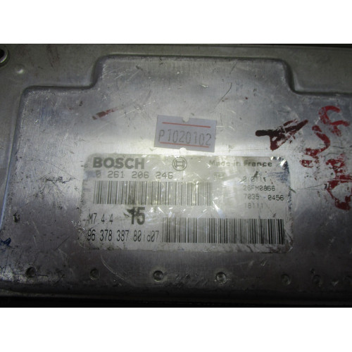 Citroen Saxo Motor Beyni 0261206246 M7.4.4 9648484380
