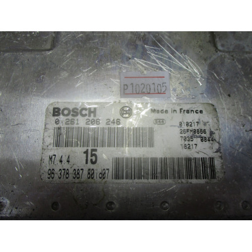 Citroen Saxo Motor Beyni 0261206246 M7.4.4 9648484380