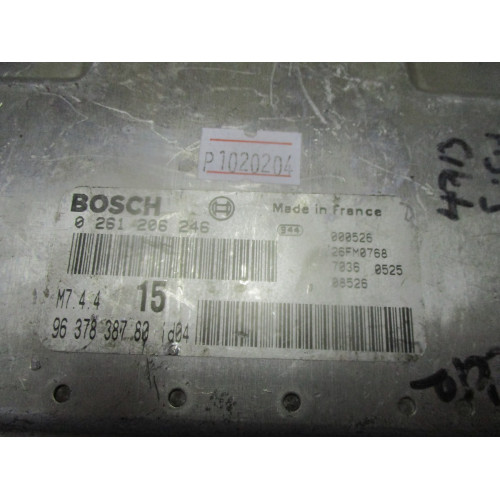 Citroen Saxo Motor Beyni 0261206246 M7.4.4 9648484380