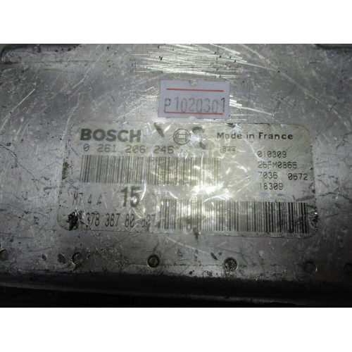 Citroen Saxo Motor Beyni 0261206246 M7.4.4 9648484380