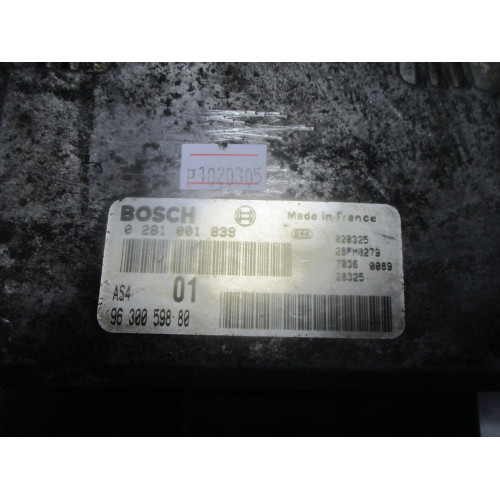 Citroen Saxo 1.5 Motor Beyni 0281001839 9630059880