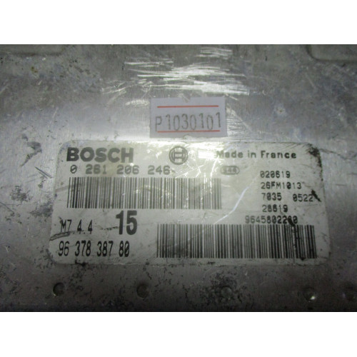 Citroen Saxo Motor Beyni 0261206246 M7.4.4 9648484380