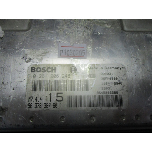Citroen Saxo Motor Beyni 0261206246 M7.4.4 9648484380