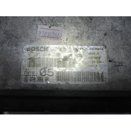 Peugeot 206 Motor Beyni 0281010250 EDC15C2 9637089980