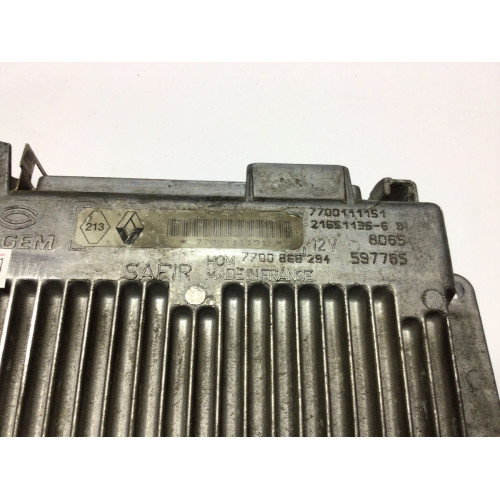 Renault Clio 1.2 Motor Beyni 21651136-6B 7700111151 HOM7700868294